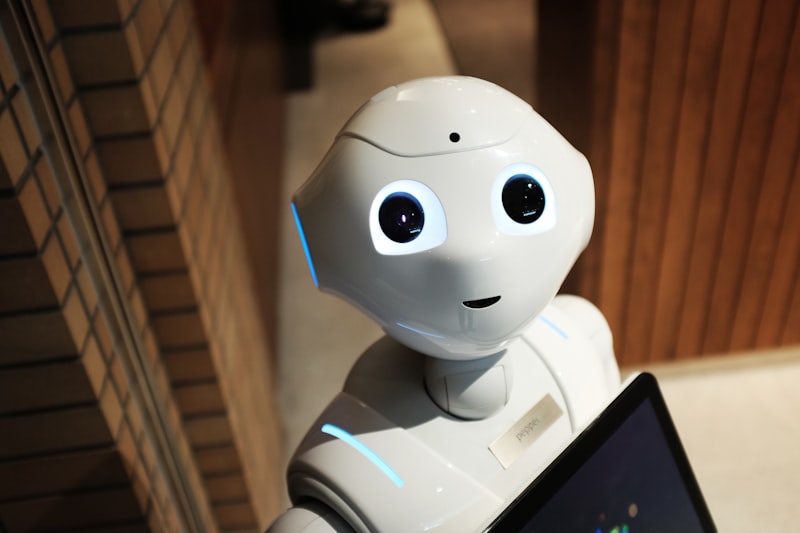 Robot y automatización inteligente representando IA en la industria
